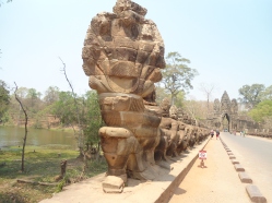 Brücke in Angkor